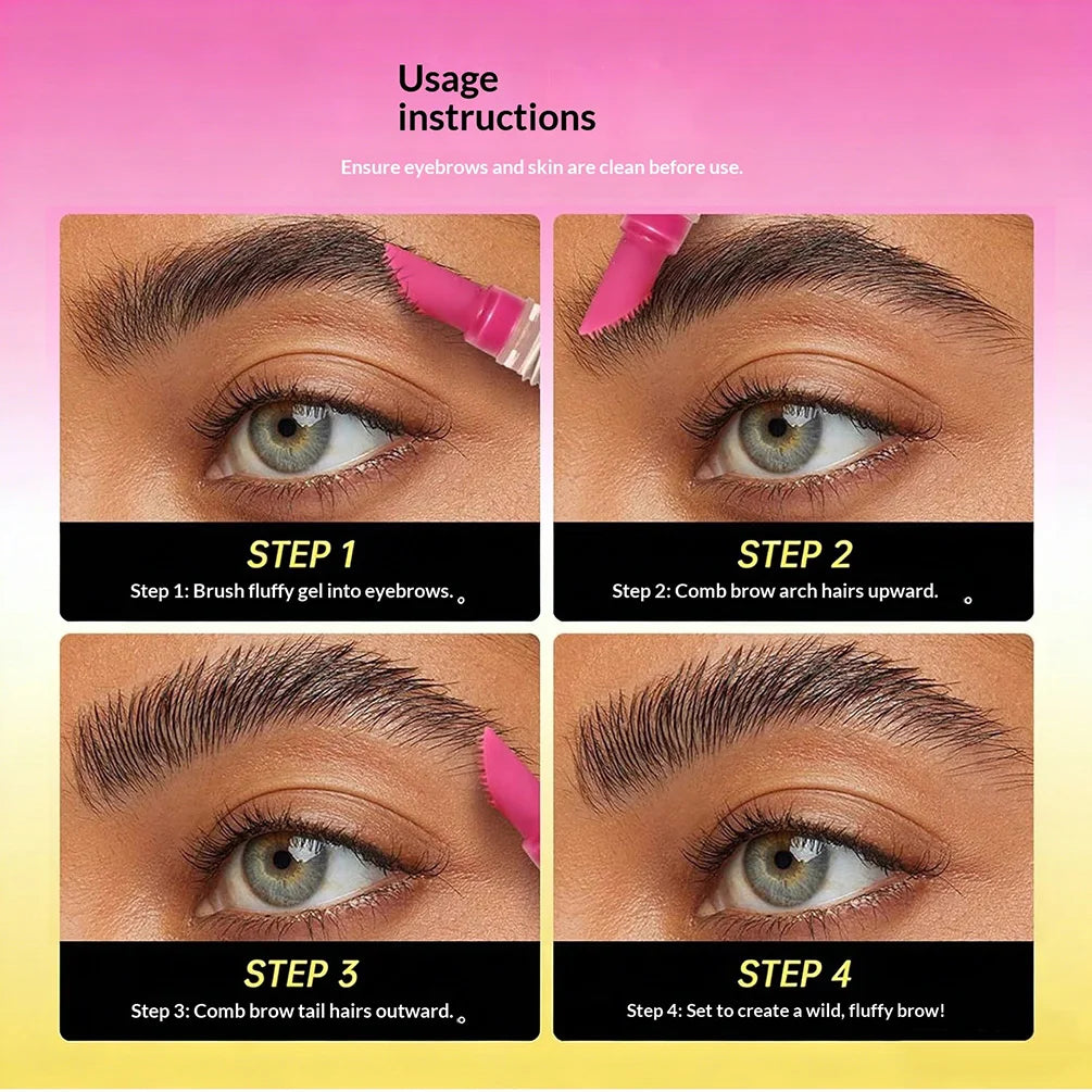 Brow Glue Makeup 7ml Natural Lengthening Waterproof Sweat-Resistant Long-Lasting Cosmetic