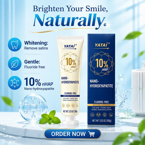 10% Nhap Nano-Hydroxyapatite Toothpaste Fluoride Free Sensitive Teeth Whitening Gum Care