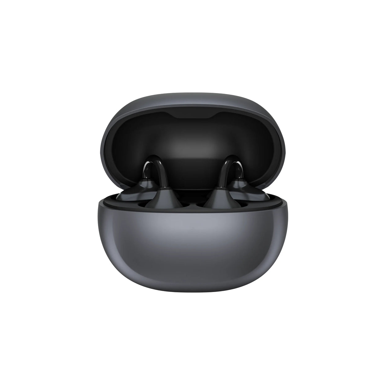 Clip-On Open-Ear Earbuds with Touch Screen and Translator