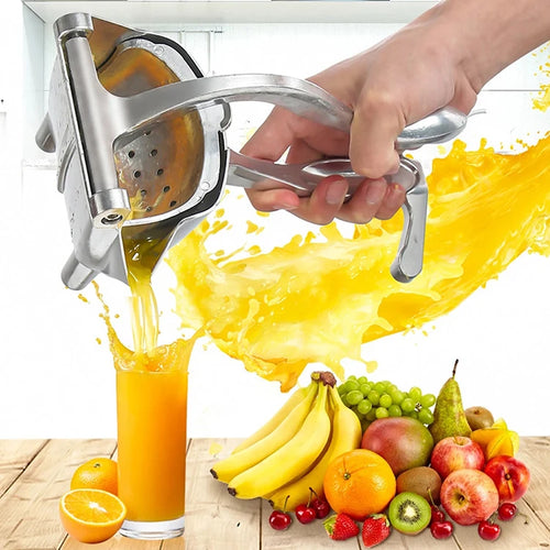 Manual Hand Press Juicer Metal Fruit Squeezer for Citrus Orange Lemon Lime Household