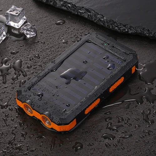 Slim Solar Power Bank with Compass and Two Flashlights - image 5