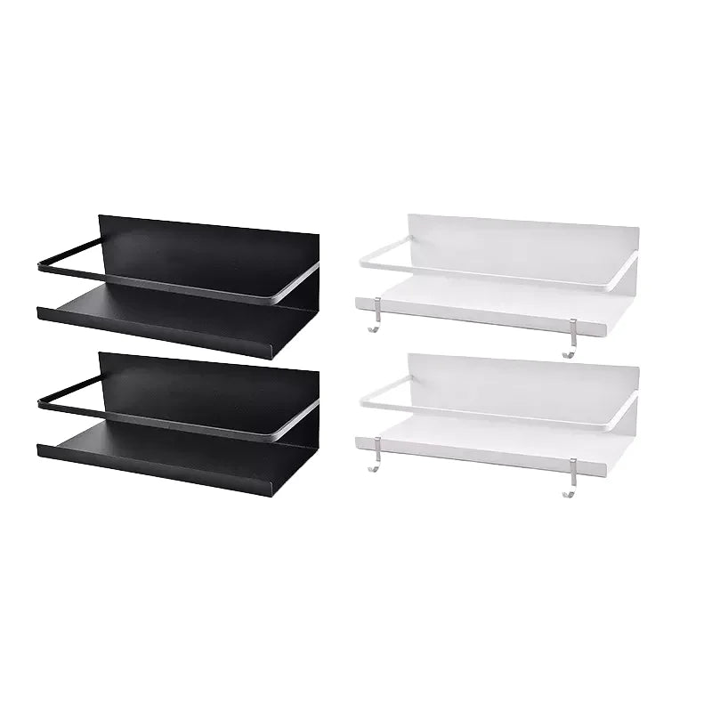 Foldable Stainless Steel Magnetic Fridge Shelf for Spice Bottles - image 4