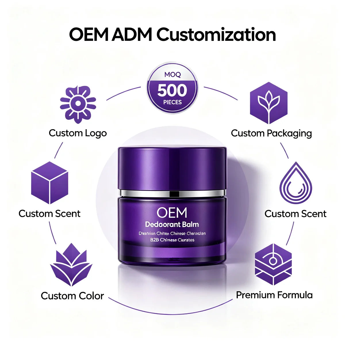 Whole Body Deodorant Balm Lavender Sage Scent 72 Hour Odor Control Aluminum Free Alcohol