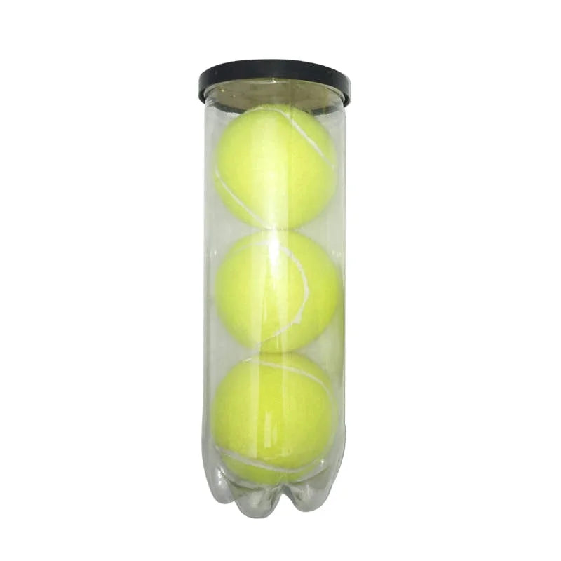 Yellow Wool Cloth Padel Balls, Natural Rubber, 65 mm, 135-145 cm