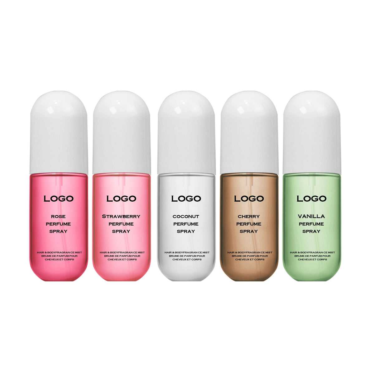 Light Hair and Body Perfume Spray, 50 ml, 5 Sweet and Floral Scents - image 4