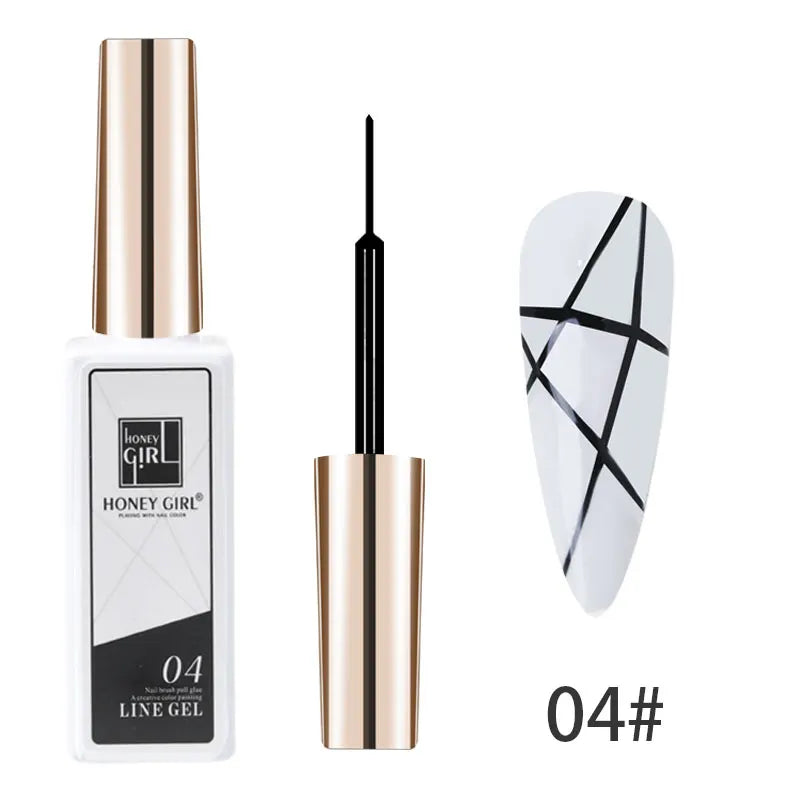 Spider Gel Liner for Nail Art Lines and Webs, 8 ml, 12 Shades - image 10