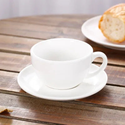 Classic Ceramic Coffee Cup and Saucer Set for Coffee or Tea - image 8