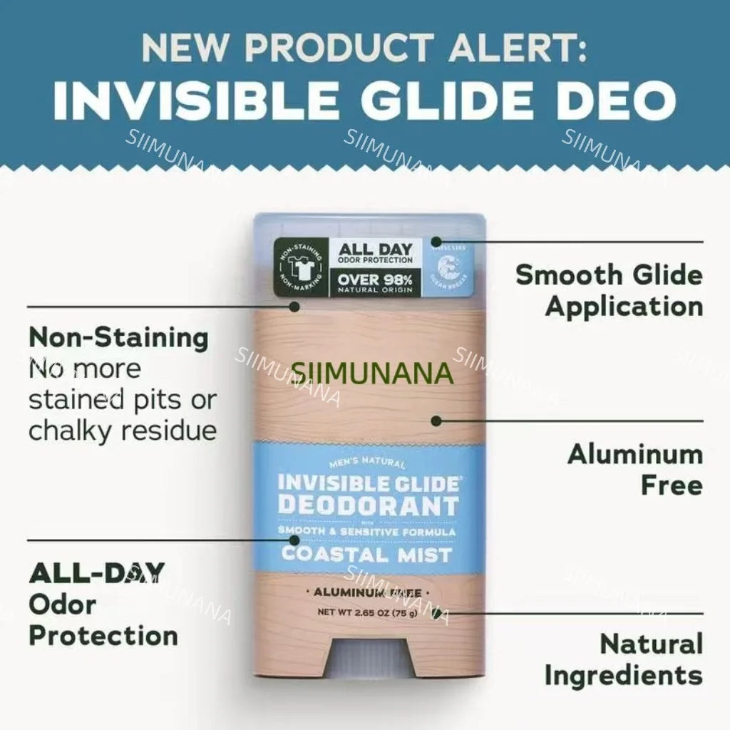 Aluminum-Free Twist-Up Deodorant, Non-Staining, No White Residue - image 2