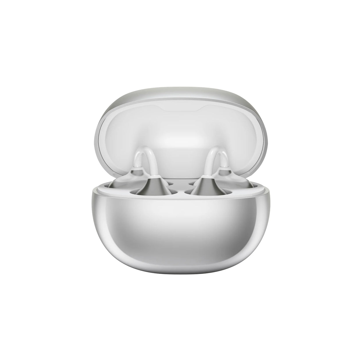 Clip-On Open-Ear Earbuds with Touch Screen and Translator