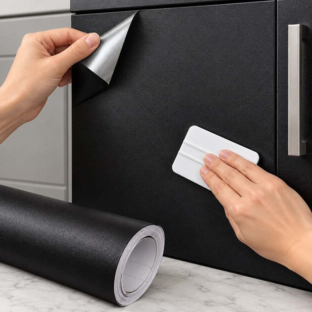 Removable Peel and Stick Contact Paper for Kitchen Cabinets, PVC - image 5