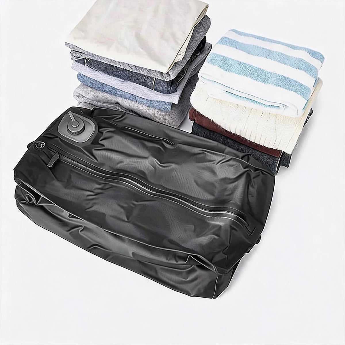 Reusable TPU Compression Bag with Waterproof Zipper, 30-40L - image 5