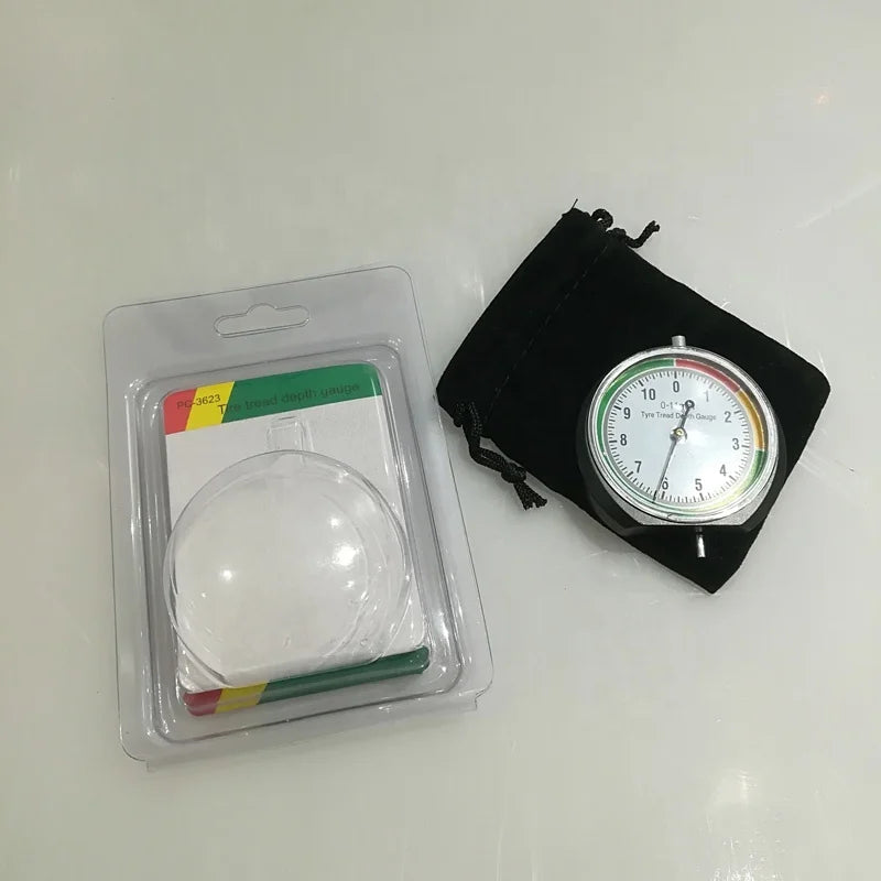 Dial Type Tire Tread Depth Gauge with Analog Readout - image 5