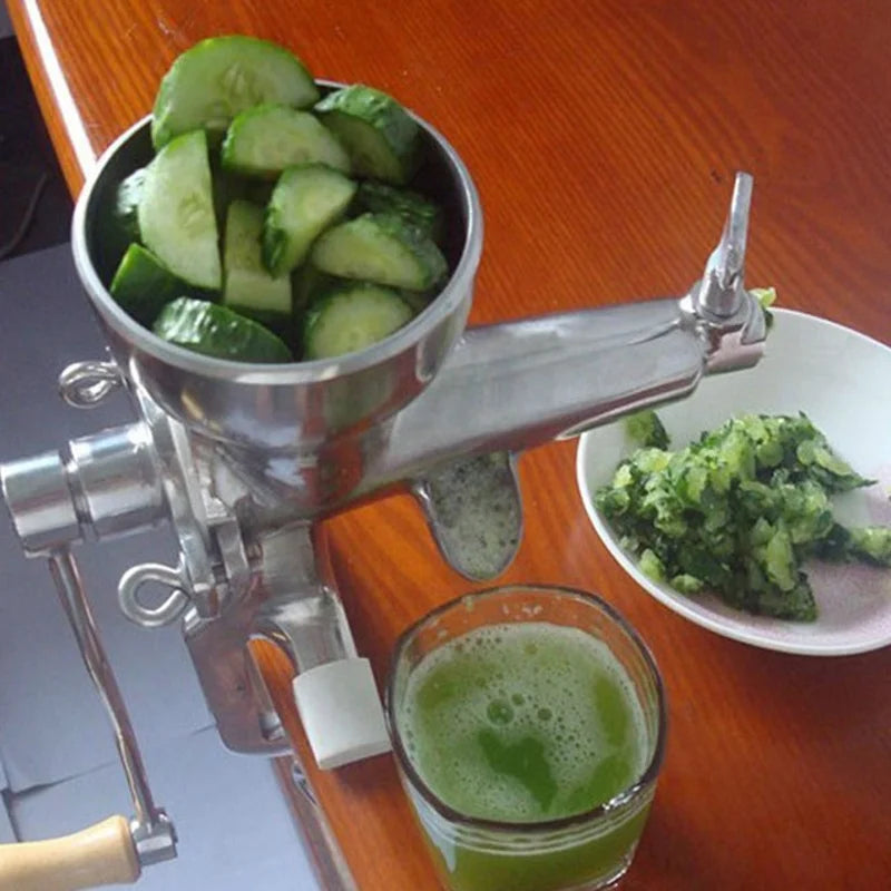 304 Stainless Steel Manual Wheatgrass and Vegetable Juicer - image 2