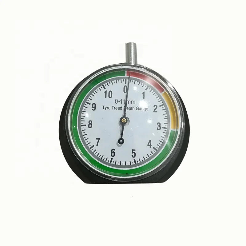 Dial Type Tire Tread Depth Gauge with Analog Readout