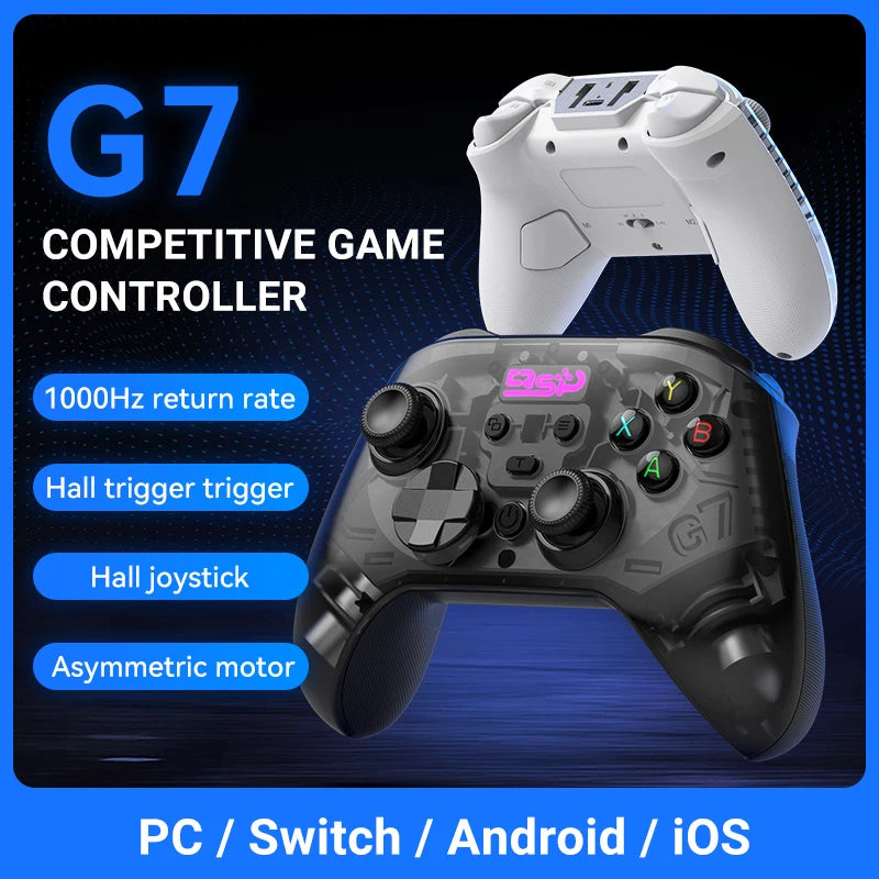 X G7 Wireless Gaming Controller for P4 Hall Effect Joystick Game Controllers /BT Gamepad