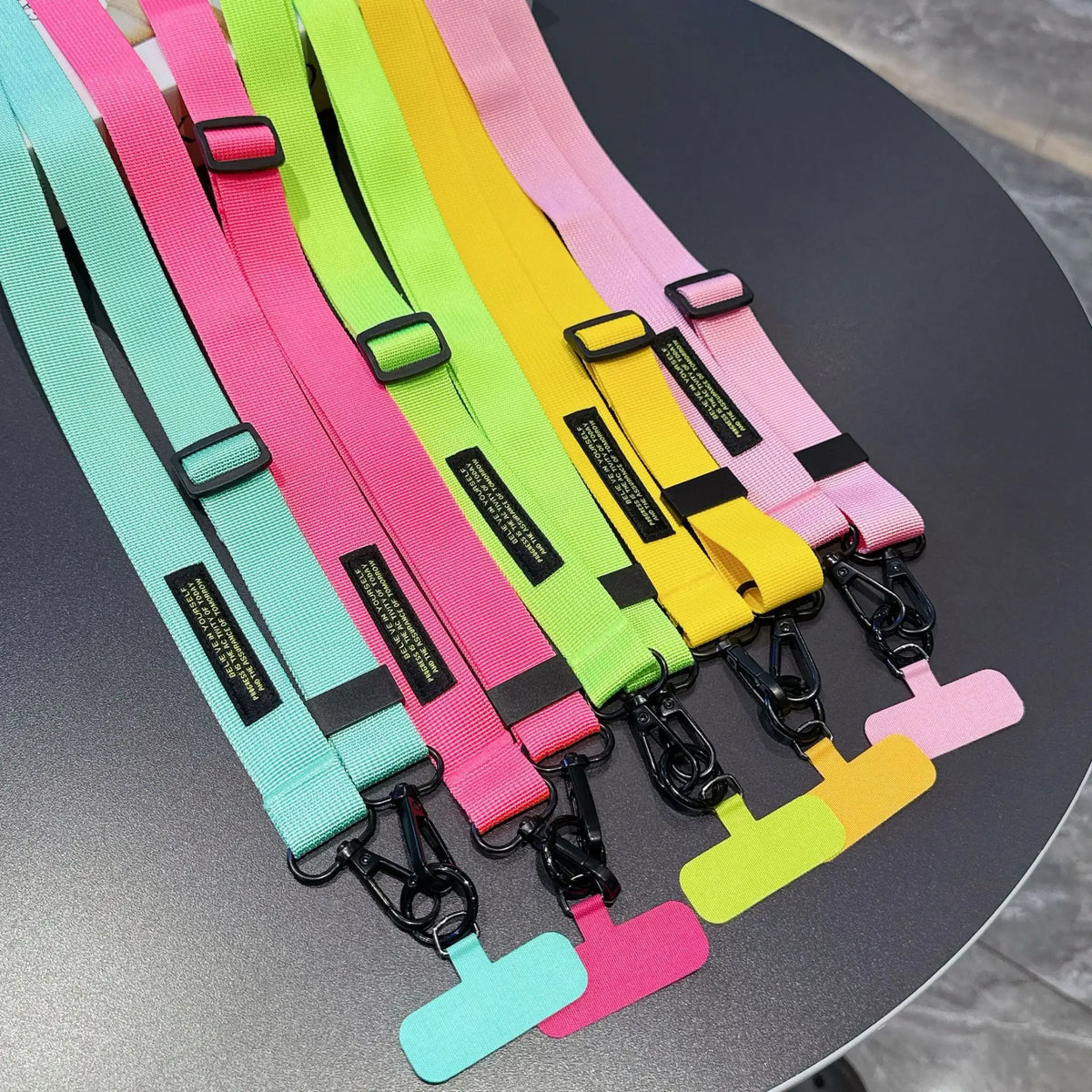 Wide Woven Nylon Phone Lanyard for Crossbody or Neck Wear, 150 cm