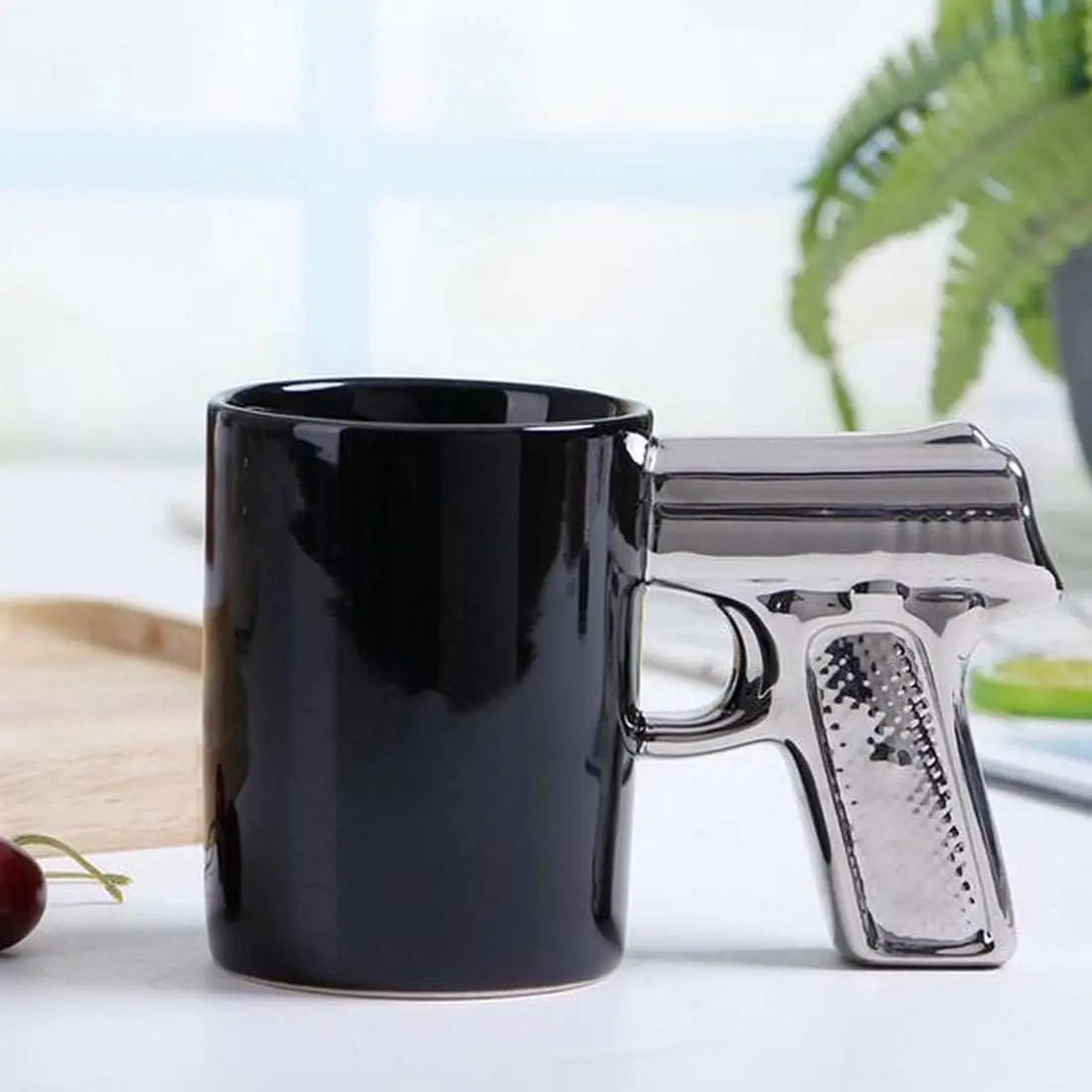 Novelty Pistol-Shaped Ceramic Coffee Mug, 350 ml - image 5