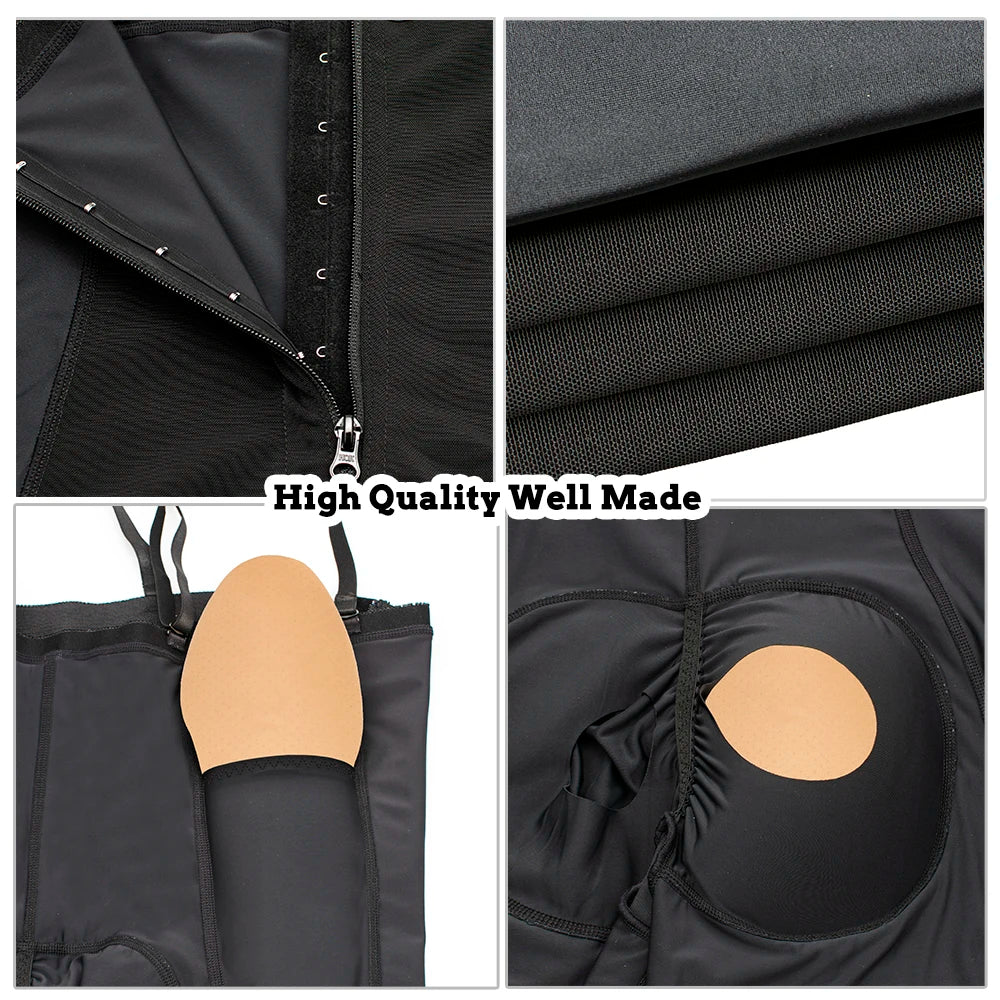 High Waist Fake Buttock Hip Enhancer Tummy Control Panties Shorts Slimming Breathable 1