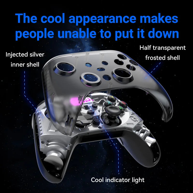 X G7 Wireless Gaming Controller for P4 Hall Effect Joystick Game Controllers /BT Gamepad
