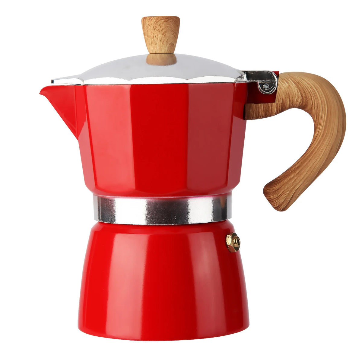 150 ml Single-Valve Aluminum Moka Pot for Italian-Style Coffee - image 8