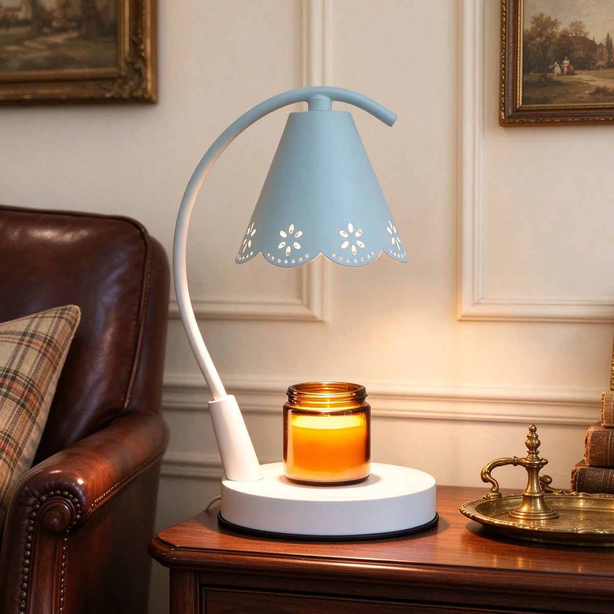 Metal Candle Wax Warmer Lamp with Timer for Jar Candles and Melts - image 3
