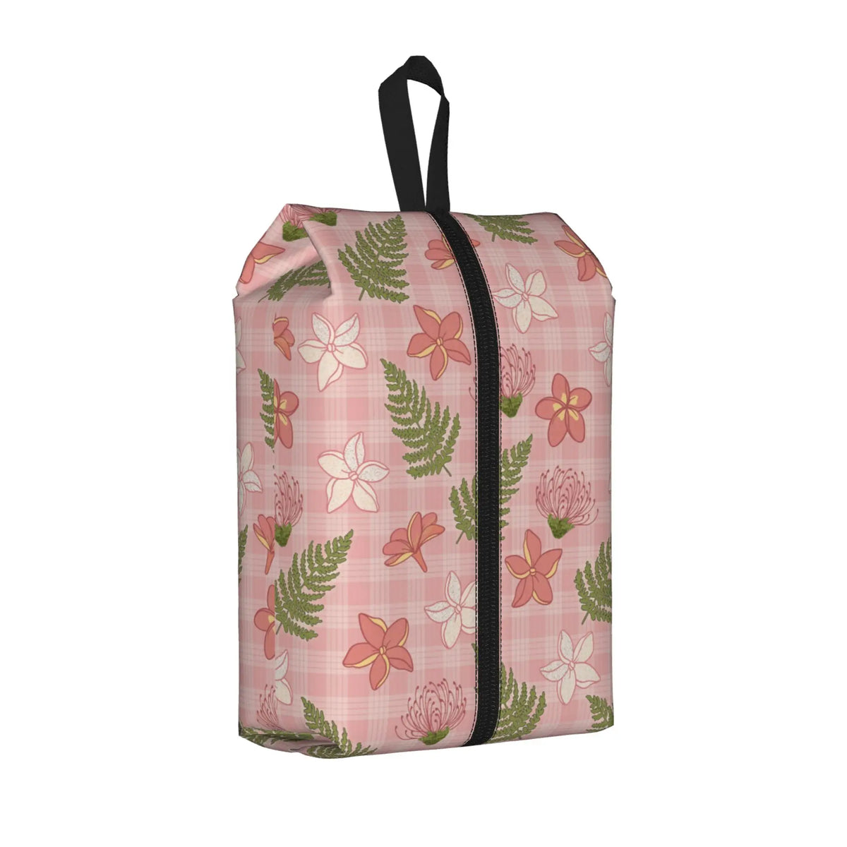 Drawstring and Zipper Boot Bag, Waterproof Polyester Shoe Organizer