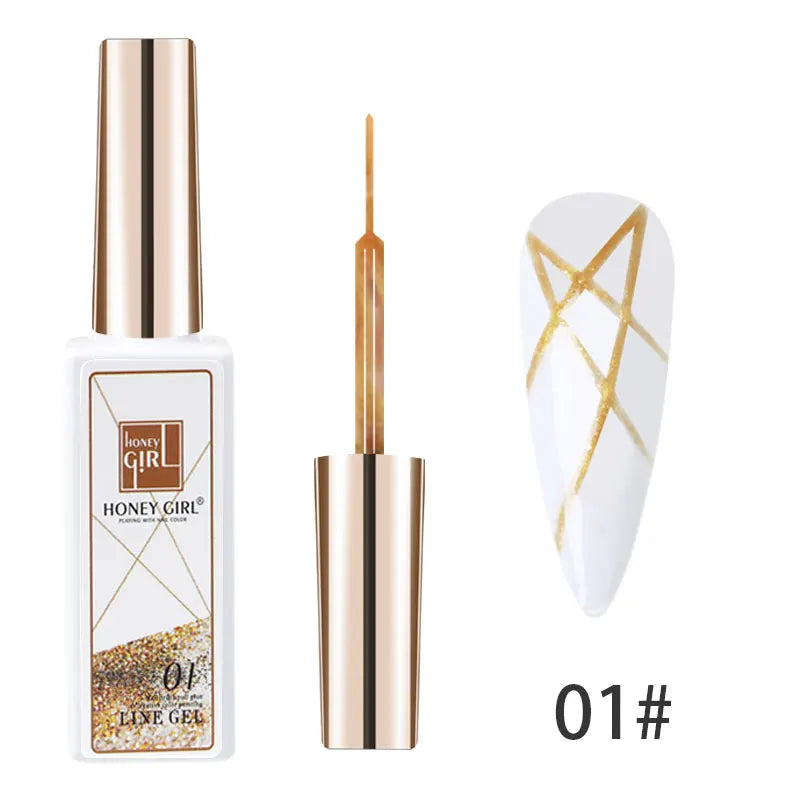 Spider Gel Liner for Nail Art Lines and Webs, 8 ml, 12 Shades - image 7