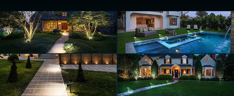 Solar Spotlights with 40 LEDs and 4 Light Modes, IP65, Auto On/Off - image 5