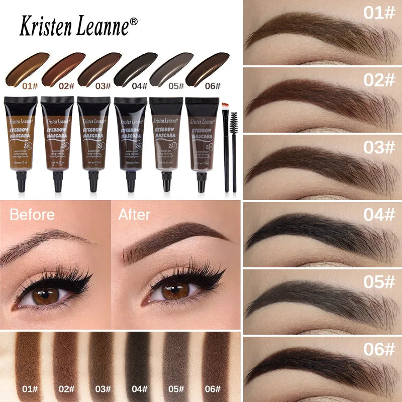 Liquid Eyebrow Glue, 24-Hour Water-Resistant, Non-Staining, 10 ml - image 2