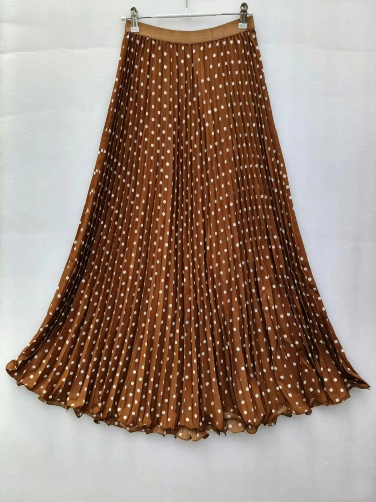 Chiffon A-Line Ankle-Length Skirt with Empire Waist, Breathable - image 9