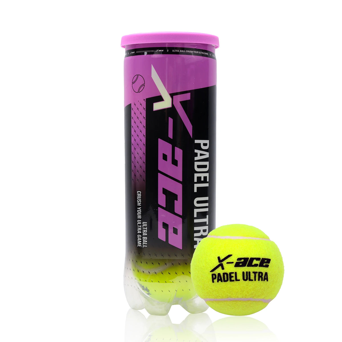 Green Pressurized Padel Ball with Wool Cover and Rubber Core, 58 g - image 2