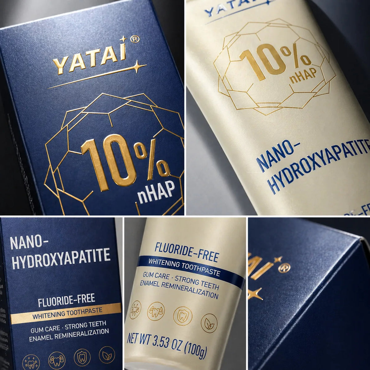 Nano-Hydroxyapatite Toothpaste for Fresh Breath, Mint, 100 g - image 3