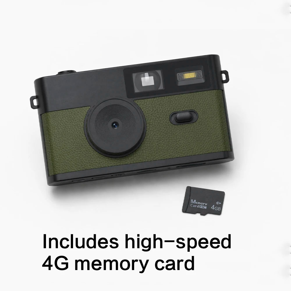 Screenless Digital Camera for Camping and Outdoor Camera Use 8MP Retro Screenless