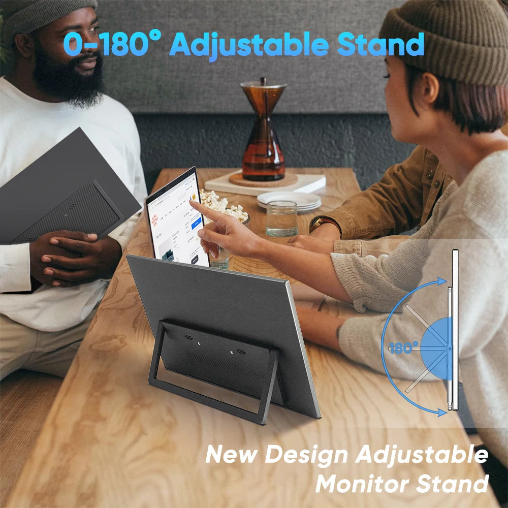 15.6" Aluminum Portable Monitor, 1080p IPS, Dual Speakers, USB-C - image 4