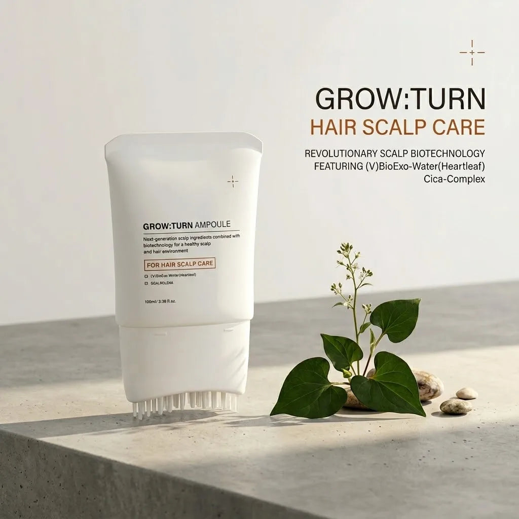 Organic Peptide PDRN Scalp Serum Coconut Oil Herbal Ingredients 50ml for Hair Growth