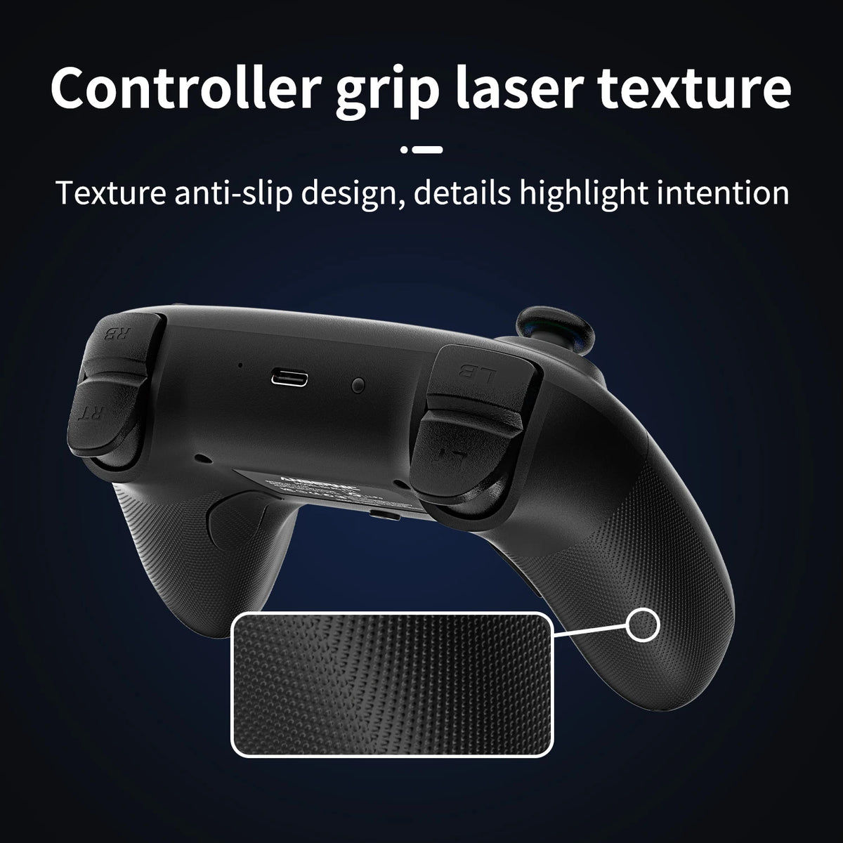 Tri-Mode Hall Effect Controller with Hall Triggers and Macro Buttons - image 5