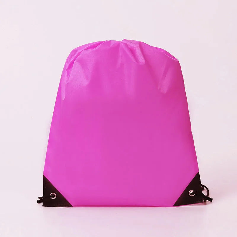 210D Polyester Drawstring Backpack for Running Shoes and Gym Gear
