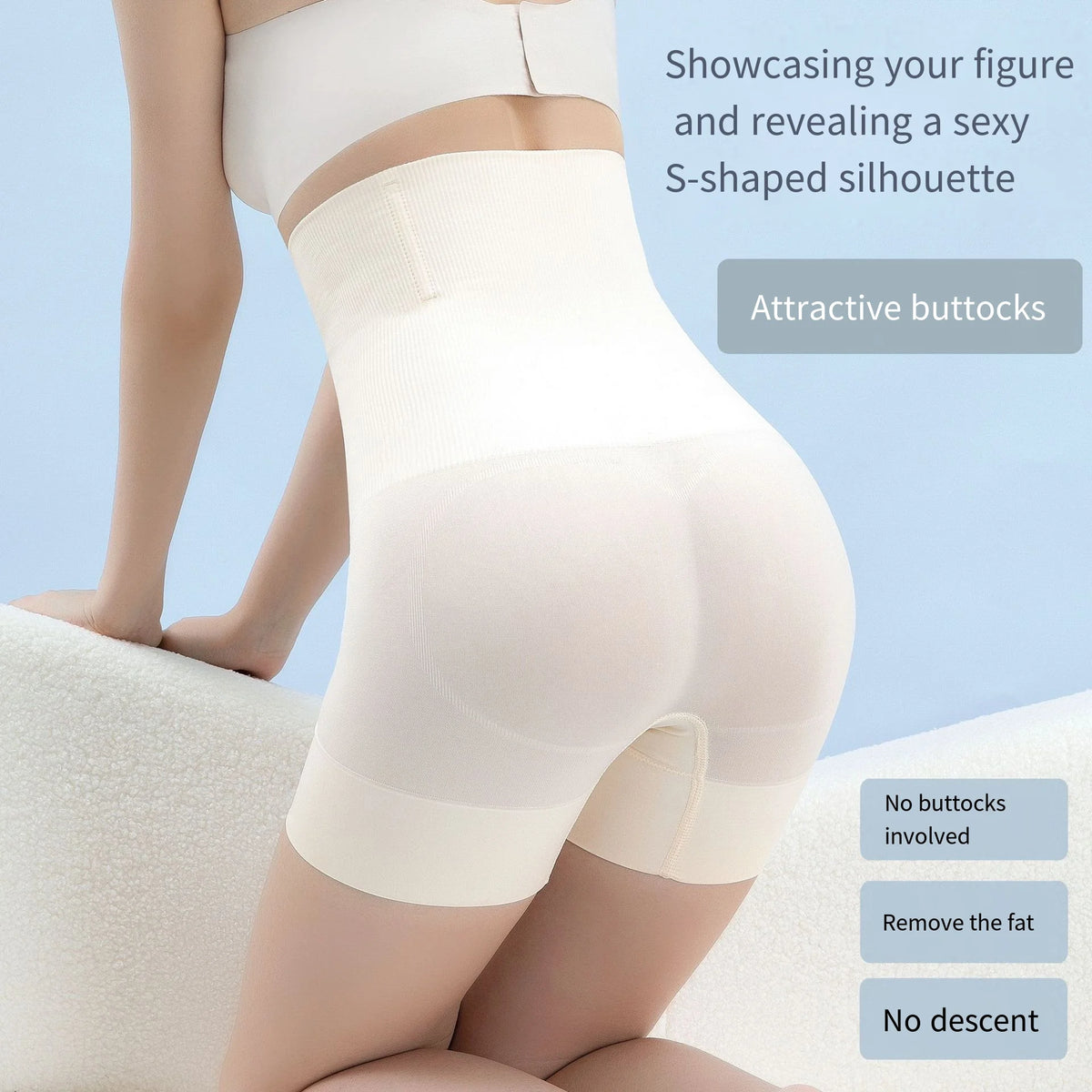Seamless High-Rise Butt Lifter Panties with Tummy Control, M–XL - image 6