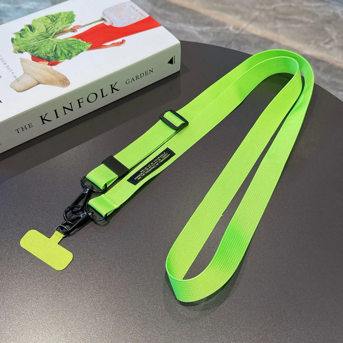 Wide Woven Nylon Phone Lanyard for Crossbody or Neck Wear, 150 cm - image 8