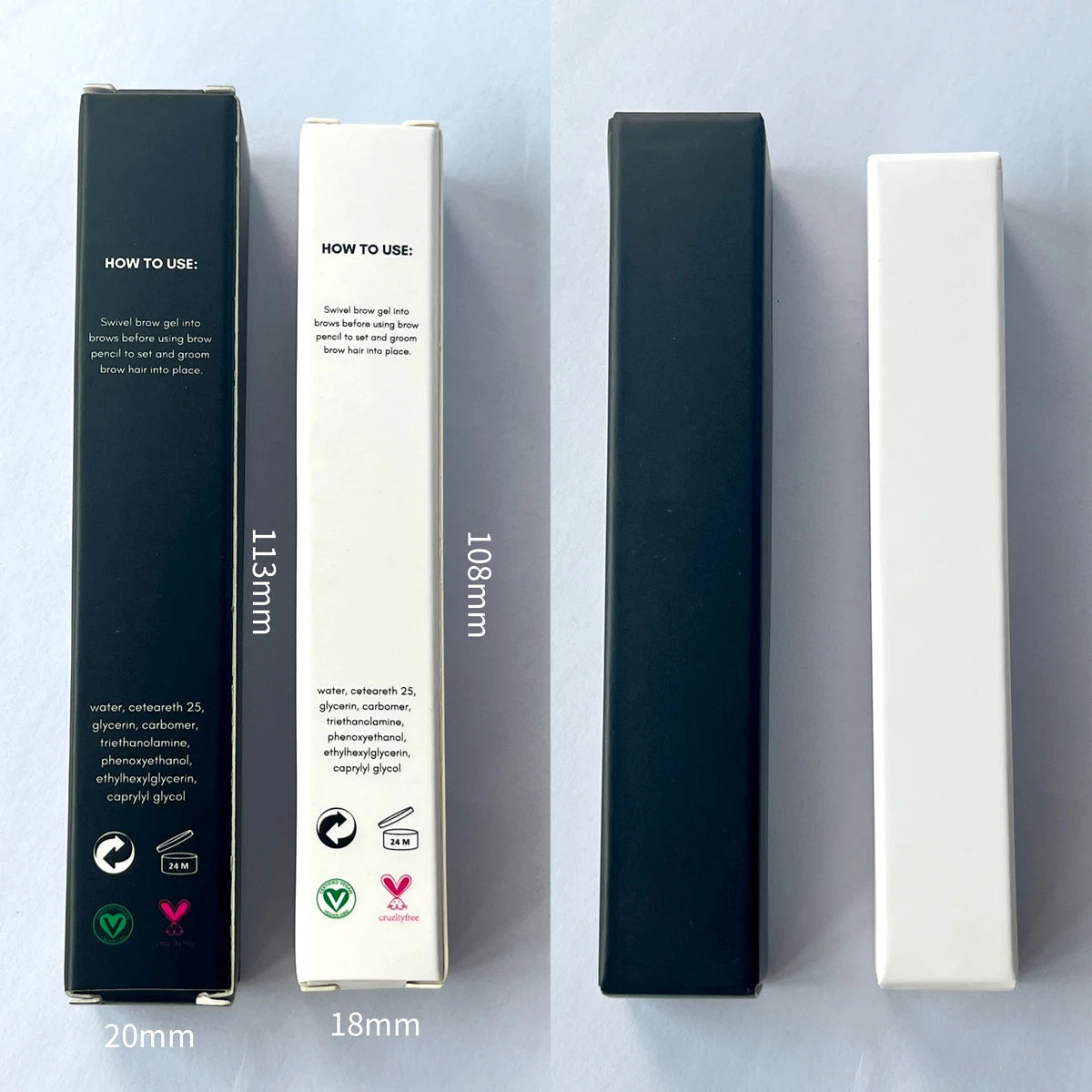 Fast-Drying Clear Eyebrow Sculpting Gel, Vegan and Waterproof - image 3