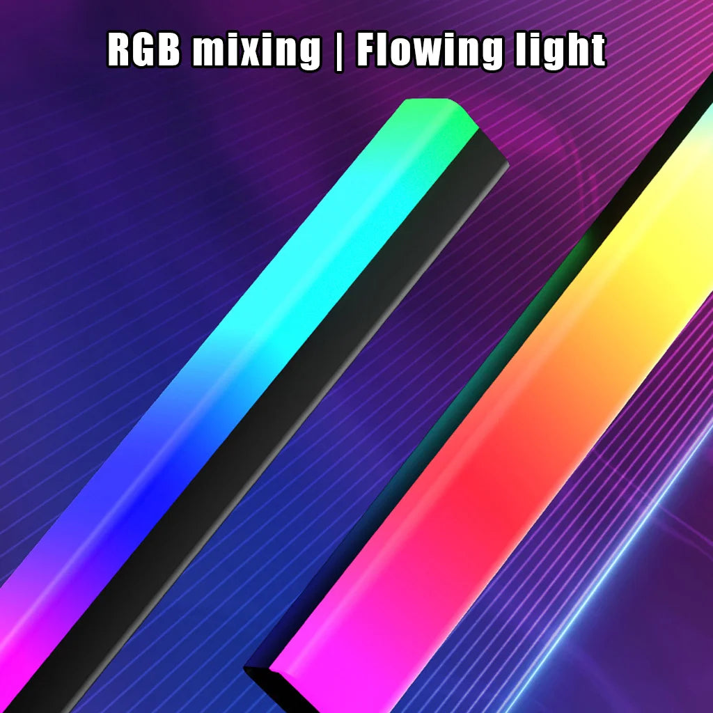 RGBIC Ambient Light Bar with Music Sync and Sound Reactive Rhythm for TV and Monitor