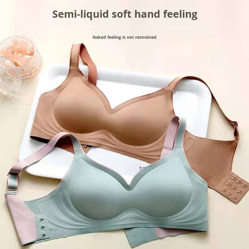 Gothic Gradient Jelly Strips Underwear Women's Yoga Sports Sleep Bra One-piece Vest Bra