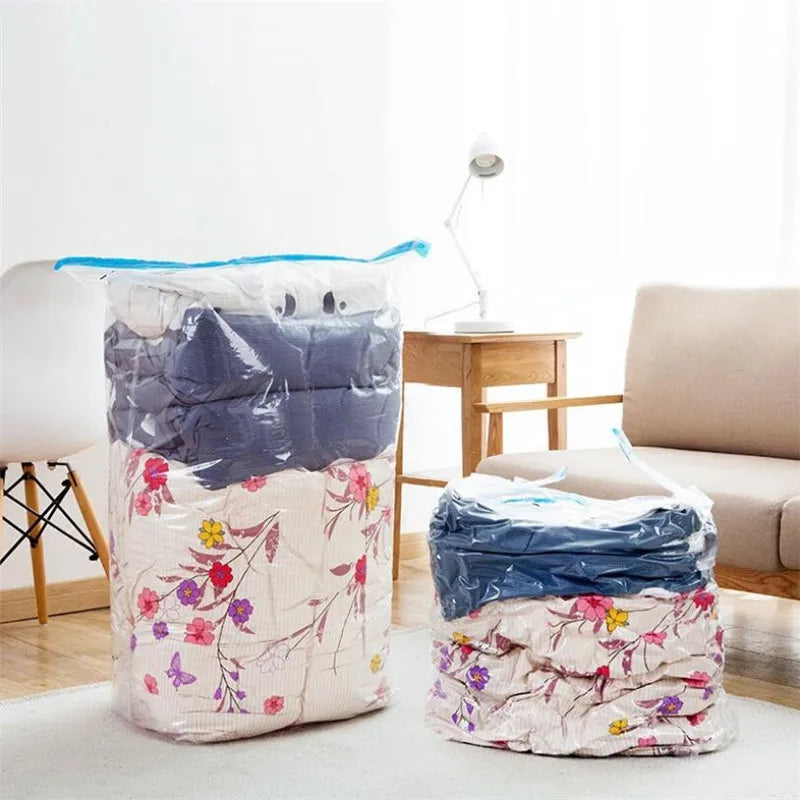 Vacuum Storage Bag for Bedding and Clothes, 100 x 70 cm, PA+PE - image 4
