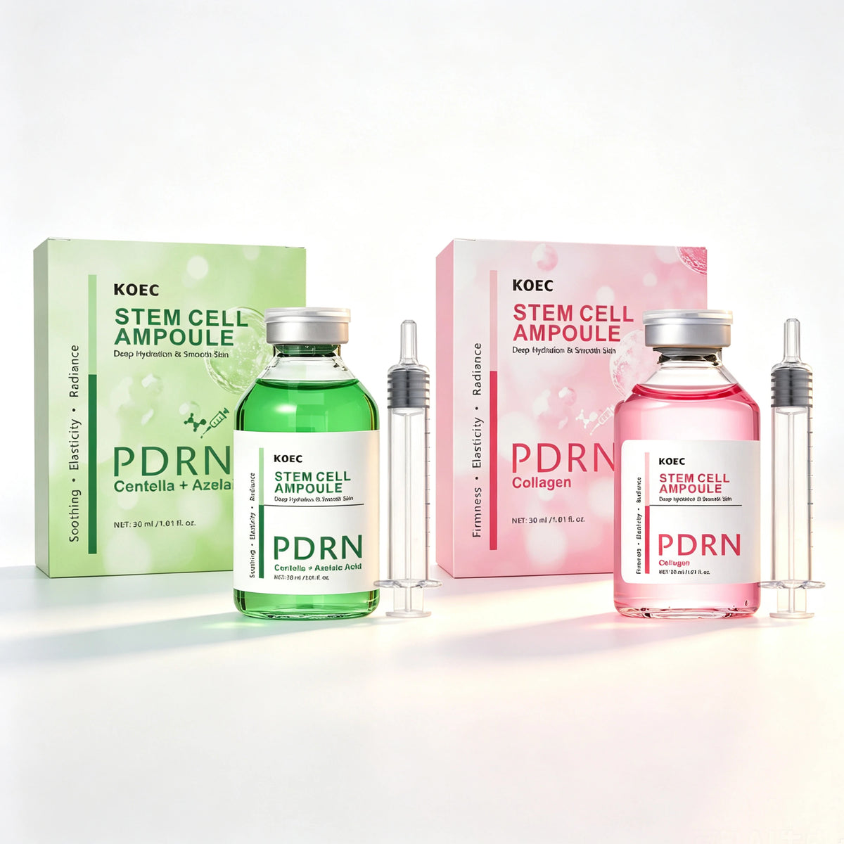 Deep Collagen Silk Peptide PDRN Facial Ampoule Intensive Lifting Serum for Face