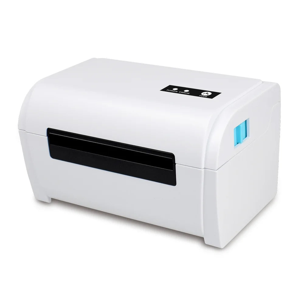 110mm Mini Desktop Direct Thermal Label Printer Commercial Invoice Label Printer Thermal