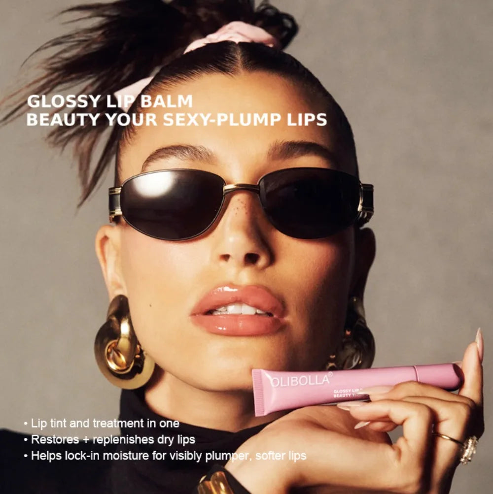 Peptide Lip Gloss with Lip Oil Shine, Long-Lasting, 8 Shades - image 4