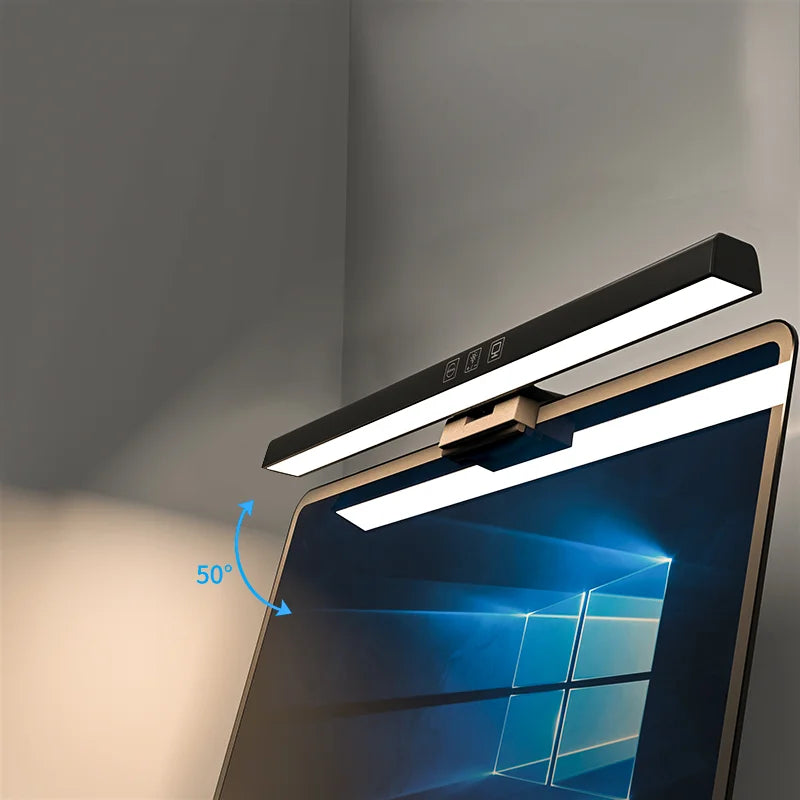 Clip-On Computer Reading Light Bar, USB-C, 3000K-6500K, 5W - image 2