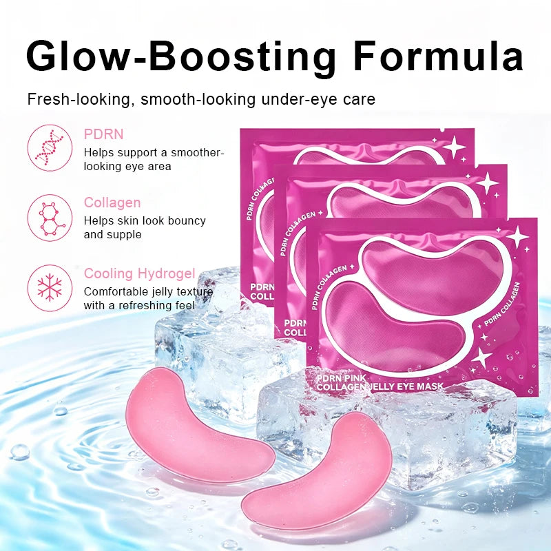 Premium Hydrating Under Eye Patches Reduce Dark Circles Under PDRN Eye Mask Professional
