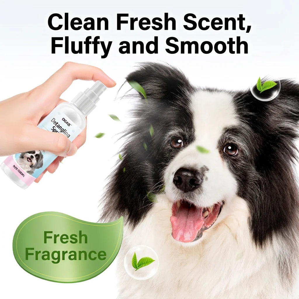 Hair Smoothing Spray Dog Hair Detangling Fluffy Care Spray PET Hair Smoothing Spray