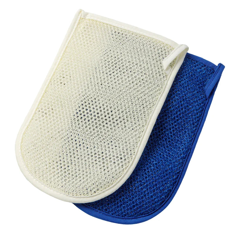 Nylon Net Shower Glove for Body Exfoliation, 23 x 14.5 cm - image 6